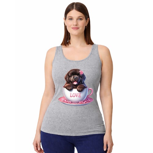 Love newfoundland puppy womens - love,