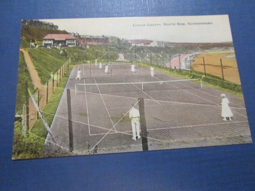 Postcard tennis courts - of,