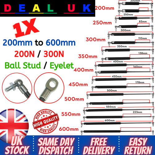 Gas struts springs - 1x,