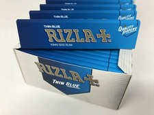 RIZLA  KING SIZE CIGARETTE ROLLING PAPERS ORIGINAL RED GREEN SILVER BLUE