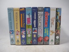 Joblot 9 VHS tapes -  Winnie The Pooh, Flintstones & Finding Nemo, Tiger, Piglet