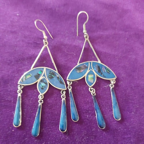 Large vintage jewelry - large, earrings