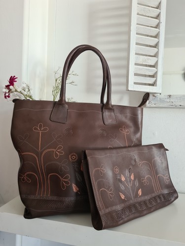 Radley leather tote vintage - radley,
