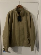 Fred Perry Corduroy Harrington Jackets Extra Large Warm Stone Brand New 