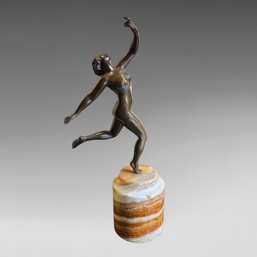 Art deco bronze nude - nude, lady