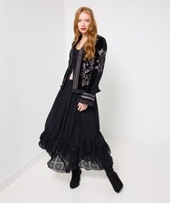 Joe Browns Women's Shirred Waist Lace Godet Cutabout Maxi Skirt