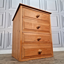 Vintage Pine Filing Cabinet 2
