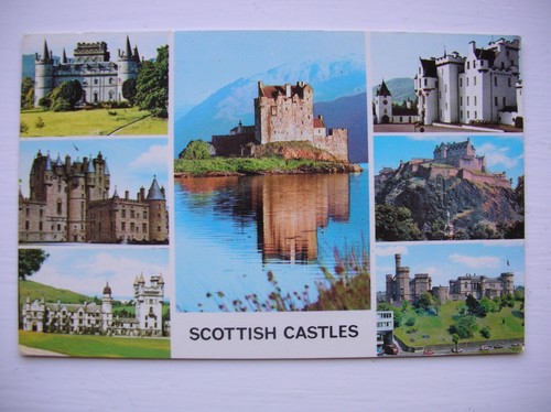 Scottish castles postcard - postcard,