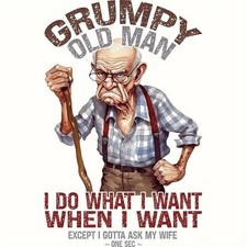 Grumpy Old Man Large Jumbo