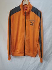 Orange Holland Puma Lifestyle Track Jacket Size L