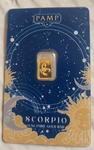 Scorpio zodiac pamp 5g gold - pamp,