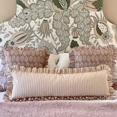 Handmade pink ticking stripe - handmade,