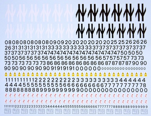Nms gauge 7mm decals - 7mm,