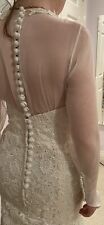 Customised Victoria Kay Wedding Dress. Ivory Lace. Size in Description. Exc Cond