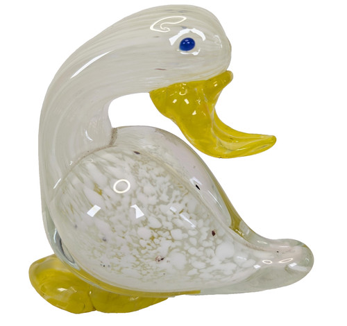 Vintage murano glass duck - vintage, bird