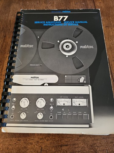 Studer revox model - revox, b77
