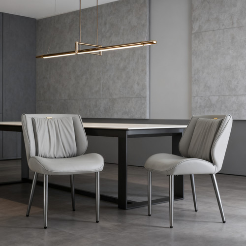 Upholstered dining chairs set - dining,
