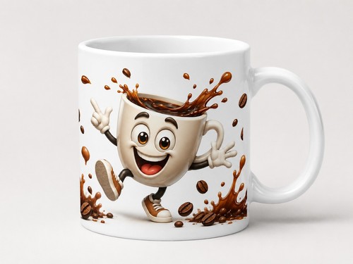 Fun cartoon character mug - cartoon,