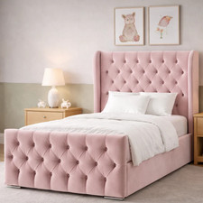 Toddler Kids Winged Bed Frame