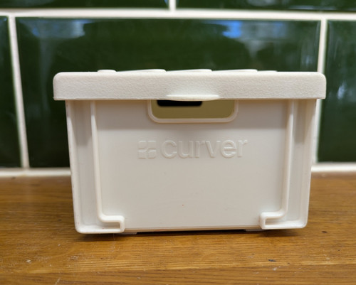 Vintage white curver - vintage, mini