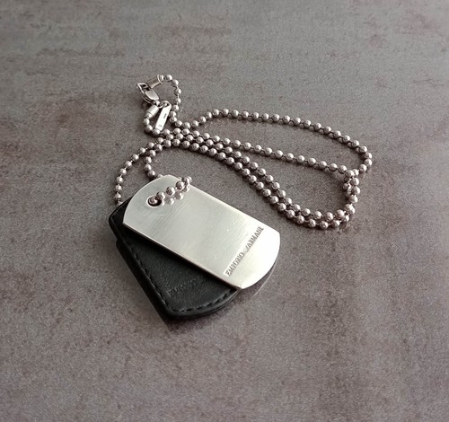 Emporio armani necklace solid - emporio,
