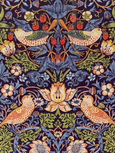 Morris strawberry thief - strawberry,