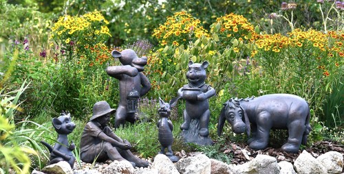 Winnie the pooh garden