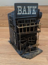 Rustic Western Metal Tin Bank
