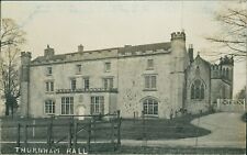 Thurnham Hall House Front RP Real Photo RPPC Edwardian 