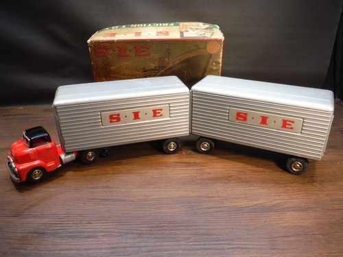 Tandem semi trailer set - semi,