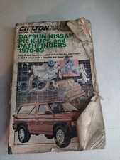 1970-1989 Chilton's Repair Manual Datsun Nissan Pick-Ups  and Pathfinders #6816