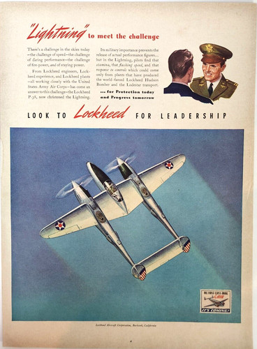 Lockheed p38 lightning - lockheed,