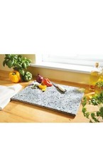 Large Grey Kitchen Granite Speckled Stone Chopping Cutting Board Worktop Saver