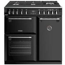 LPG CONVERTED Stove 444444899 Richmond Deluxe Gas On Glass S900df  BLACK