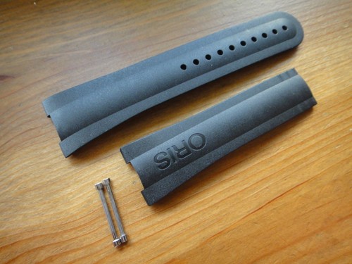 Oris rubber band strap - rubber,