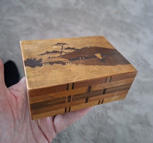 Vintage japanese puzzle - vintage, box