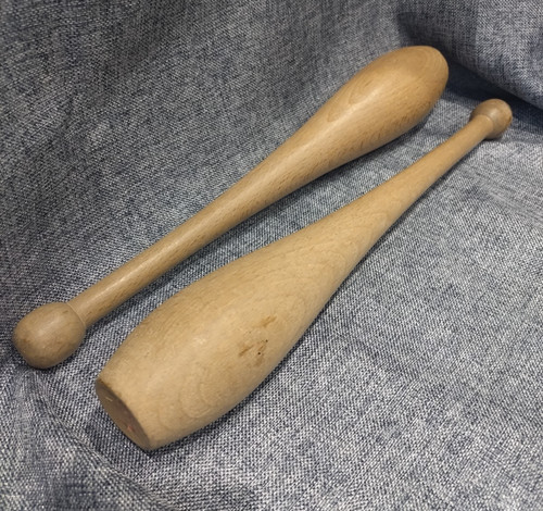 Pair vintage beech - beech, indian