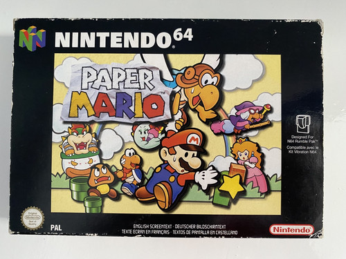 Paper mario n64 - paper,