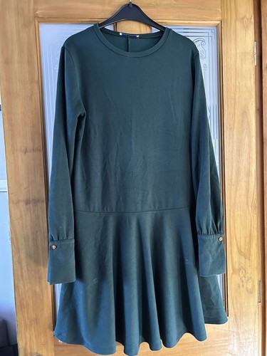 Zara green basic - zara, dress