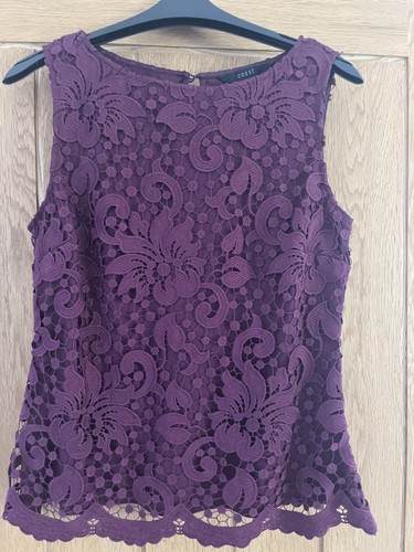 Coast maroon lace top and