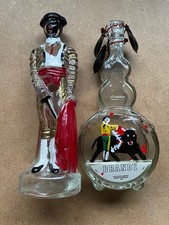 Vintage - 2 x Miniature Bottles - Spanish Matador Cognac - as photos - 16cm