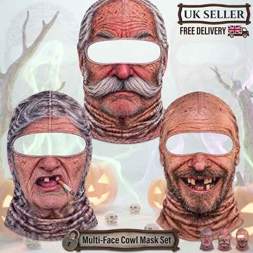 Old man ski mask - man, funny