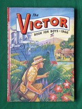 1966 The Victor Book For Boys Comic Annual Price Unclipped Excellent Condition
