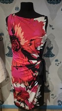 pretty black red ruched side