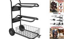 220 Lbs Saddle Rack Cart with