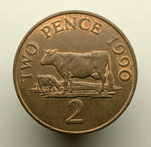Guernsey pence 1990 - 1990, bronze