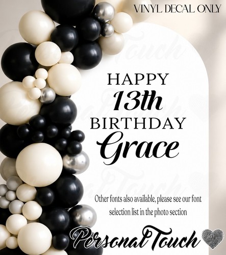Large personalised birthday - large,