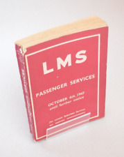 Railway Timetable LMS Passenger Servcies 6th October 1947