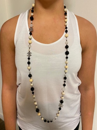 Vintage chanel long faux - vintage,