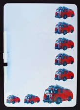 Vintage Fire Engine Memo Board